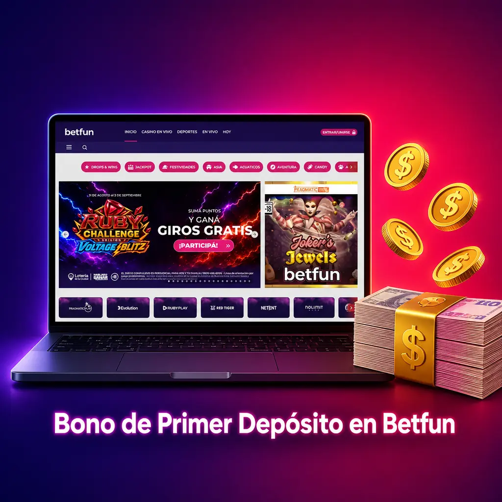 Bono de Primer Depósito en Betfun