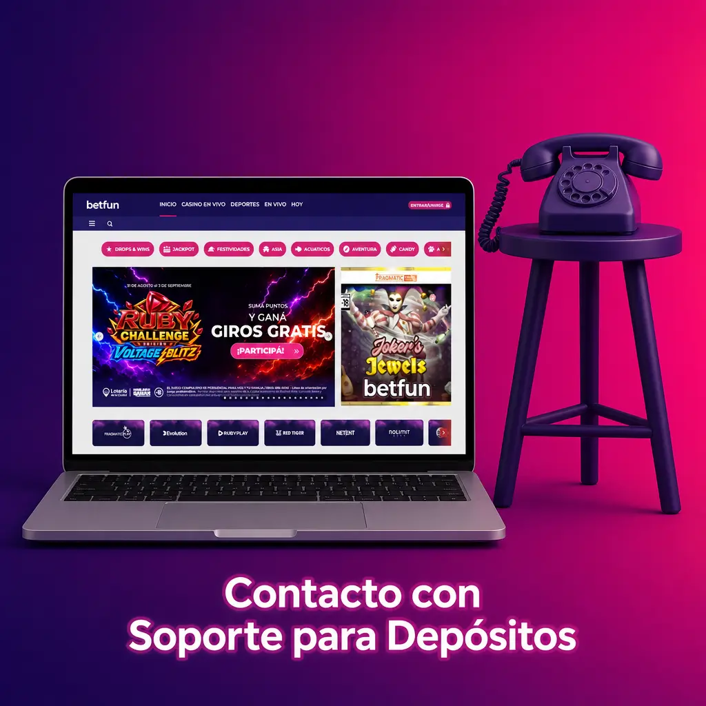 Contacto con Soporte para Depósitos