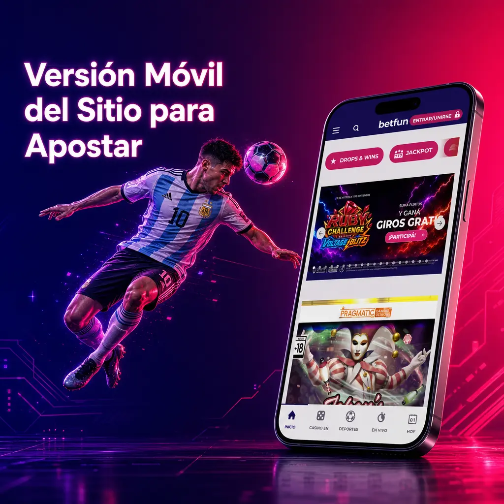 Versión Móvil del Sitio para Apostar