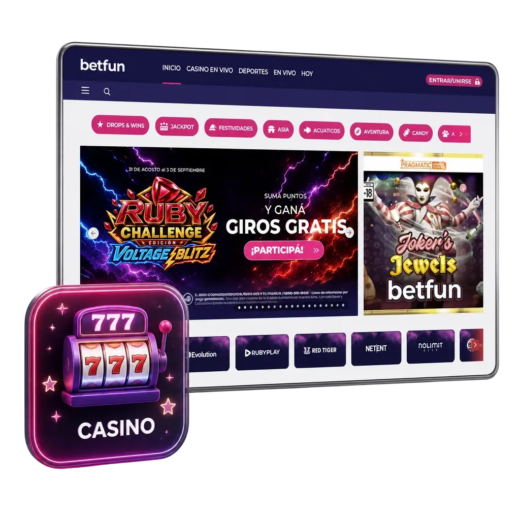 Betfun Casino Online en Argentina: Plataforma Oficial
