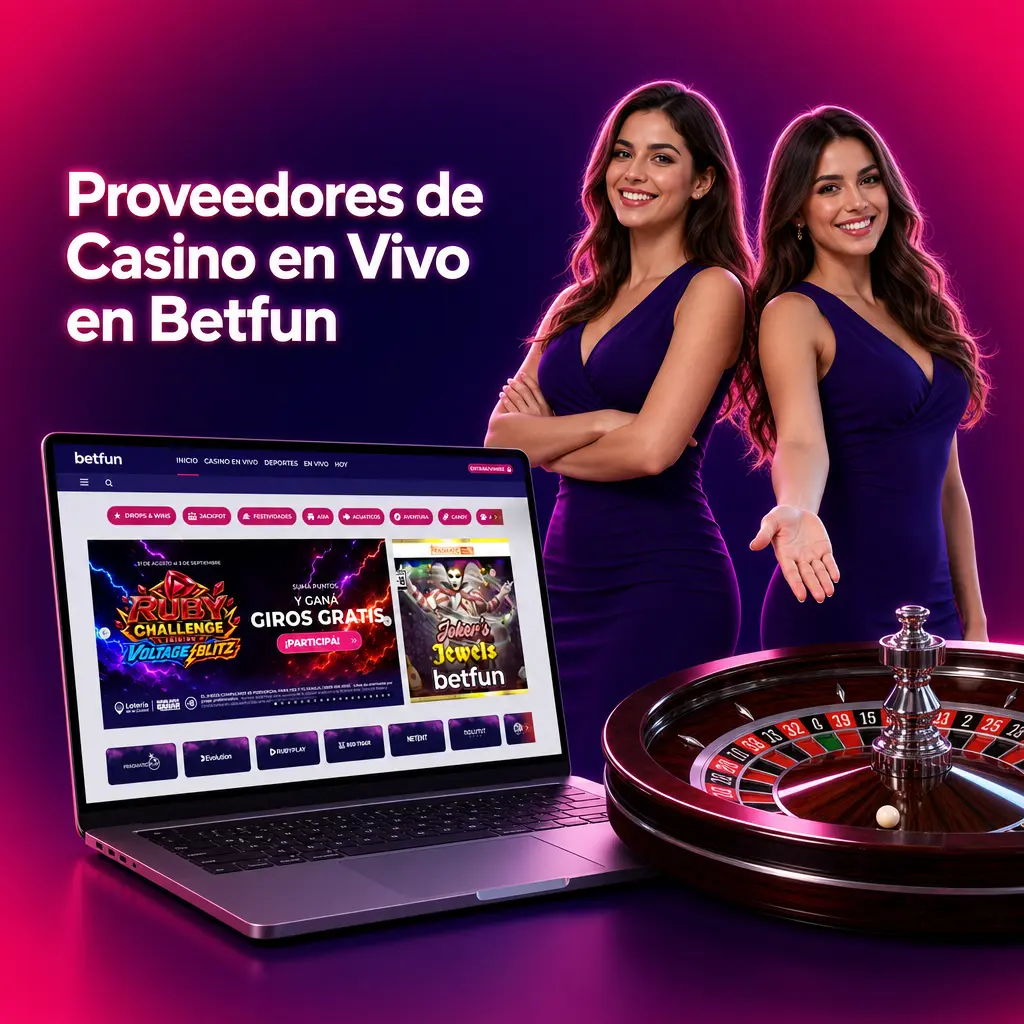 Proveedores de Casino en Vivo en Betfun
