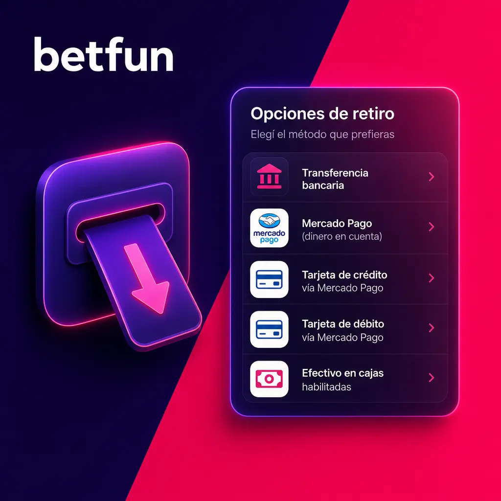 Métodos de Retiro en Betfun