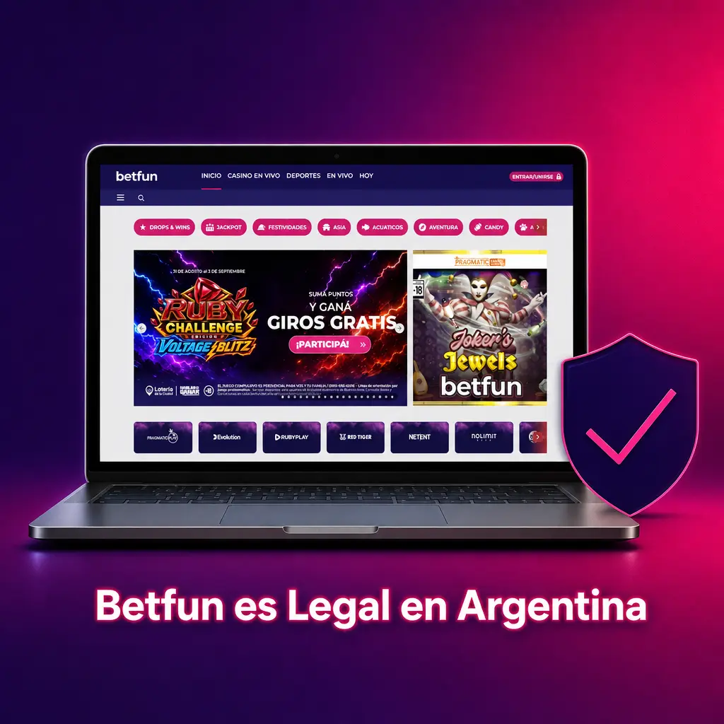 Betfun es Legal en Argentina